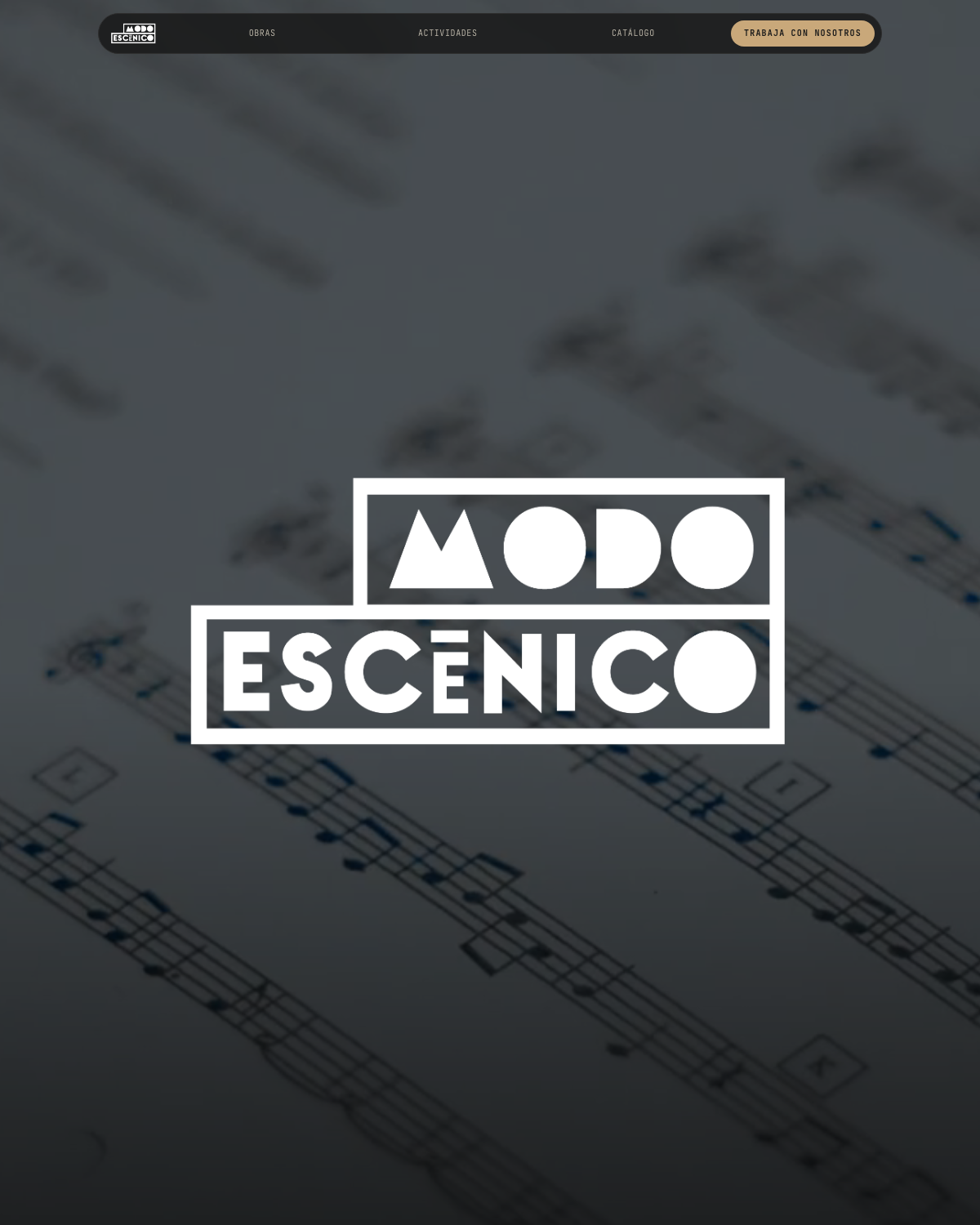 Sitio Web Modo Escénico